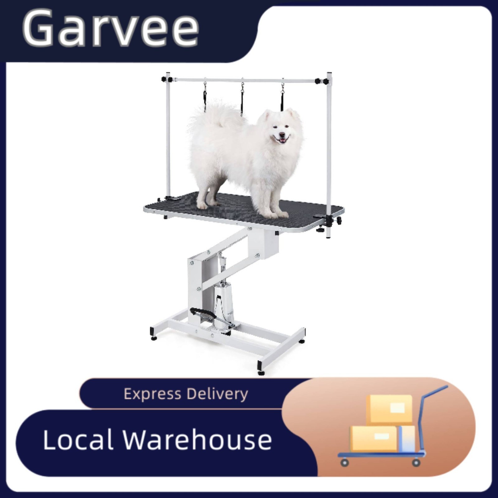 Hydraulic Dog Grooming Table: Height Range 22"-39", Heavy Du...