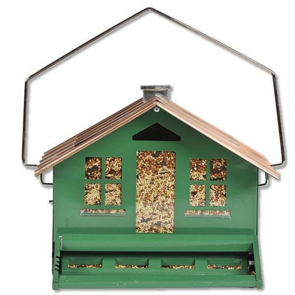 Squirrel Be Gone II Home Style Wild Bird Feeder, 8 lb, Green