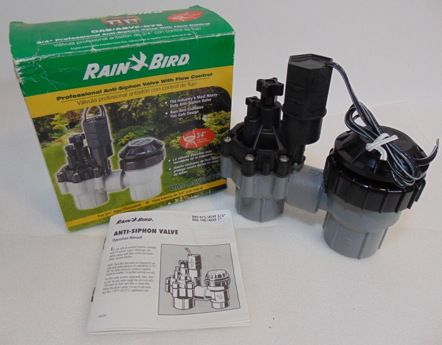 Rain Bird Irrigation Valve - DAS/ASVF-075 3/4 Inch Flow Cont...