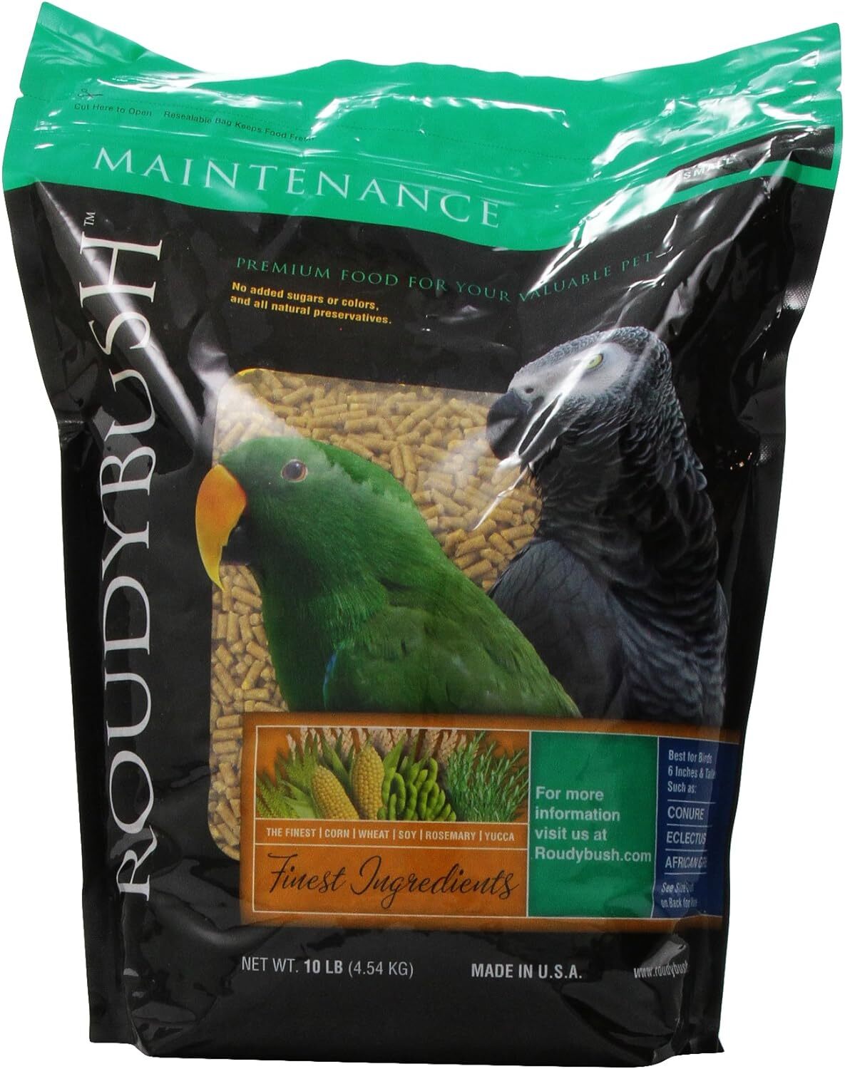 RoudyBush Daily Maintenance Bird Food Small 10-Pound