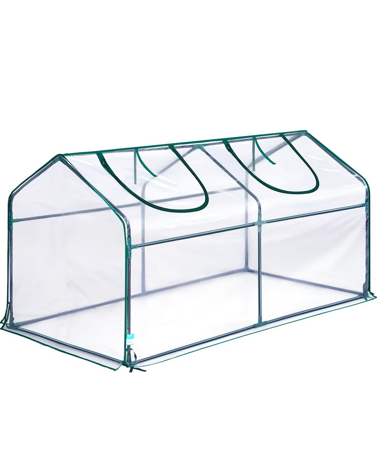 Quickent Mini Greenhouse Cloche with Elevated Bottom