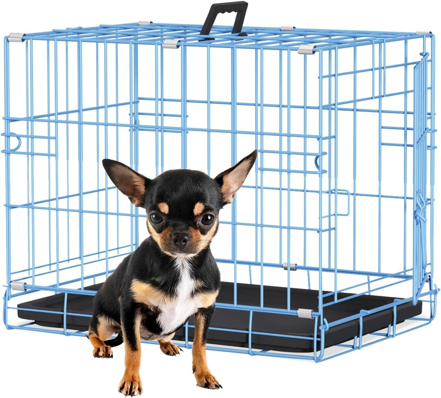 "Large Dog Crates - 18-48" Foldable Kennels"