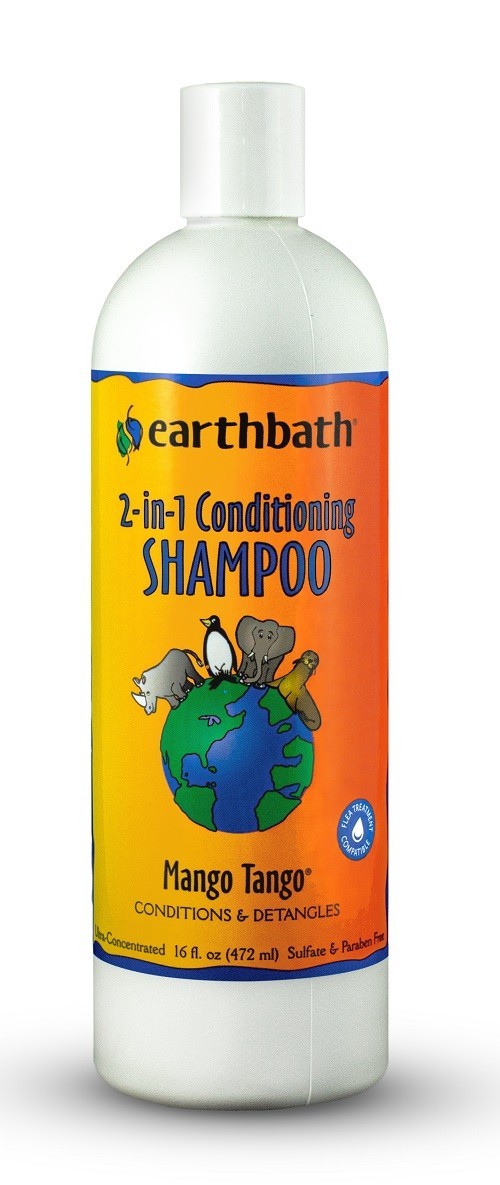 EarthBath Mango Tango Shampoo - 16Oz 2-In-1 Conditioner