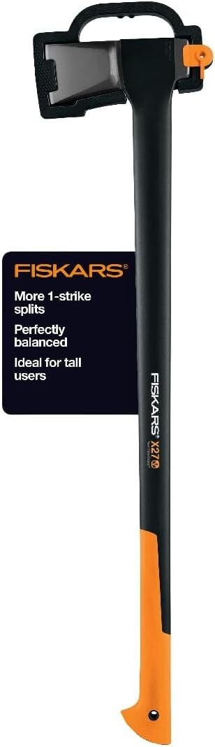 Fiskars 36 Inch X27 Splitting Axe Model #7884 One-Strike Woo...