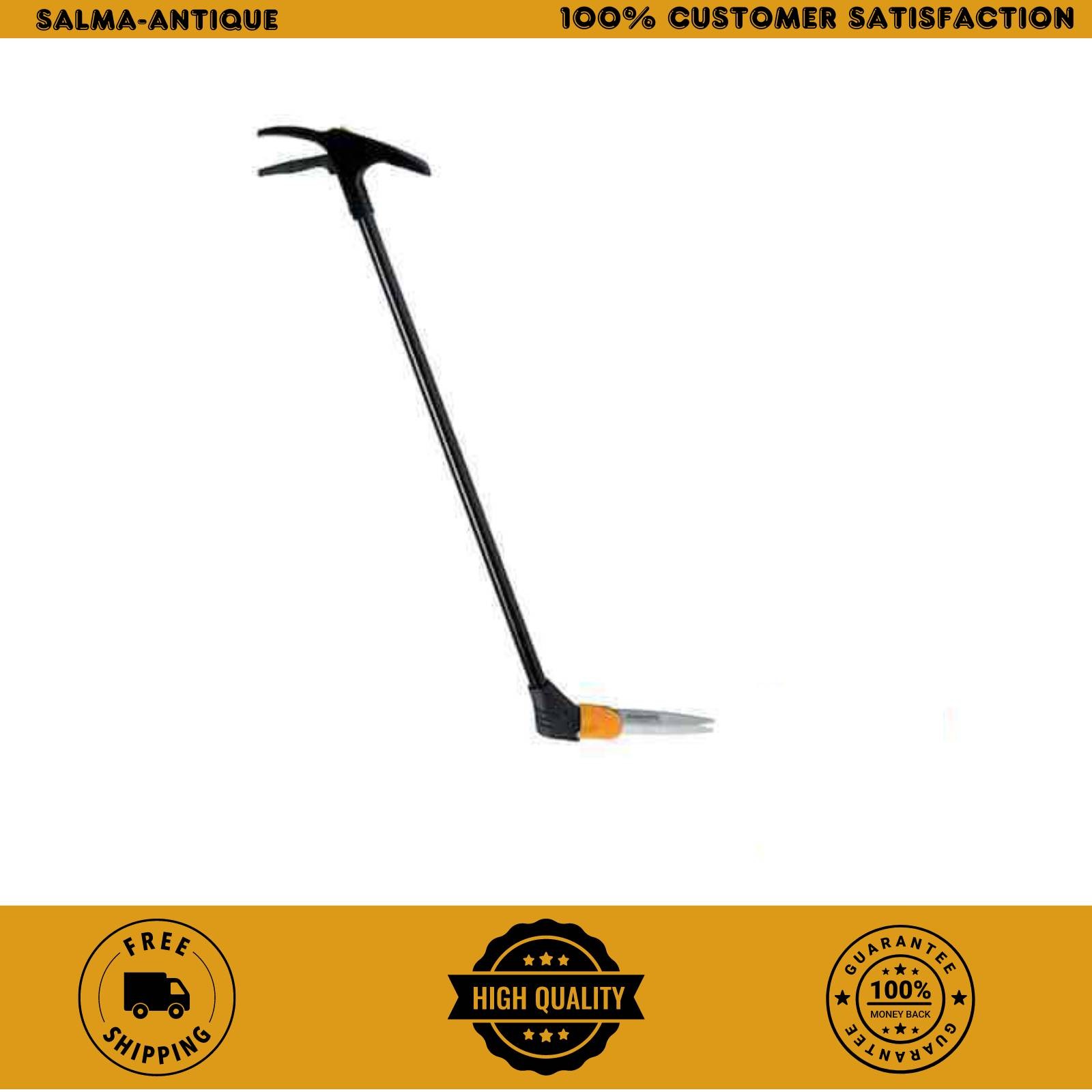 Long Handle Swivel Grass Shears with 4.5 Inch Steel Blade