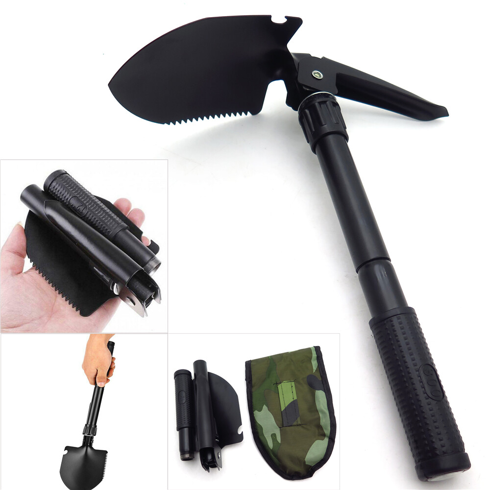 Multi-Functional Military Folding Shovel for Survival, Campi...