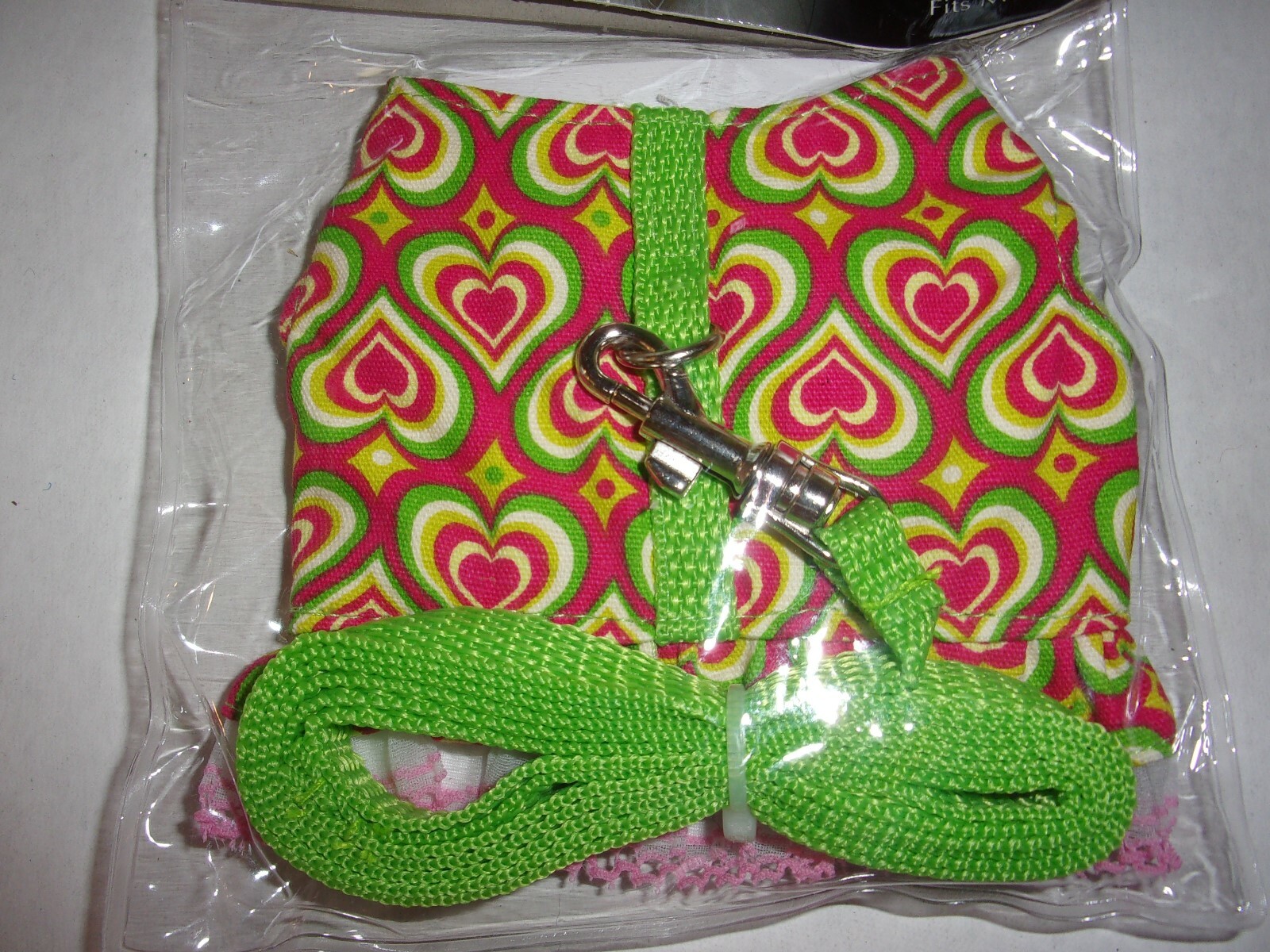 Green Hearts Ferret Harness Lead Puppy Harness