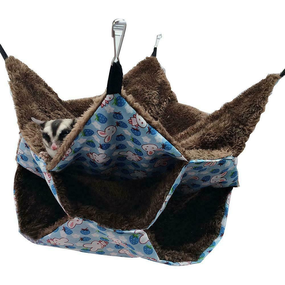 Multi-Pet Hammock Cage Nest Bed for Ferret, Rat, Squirrel, B...