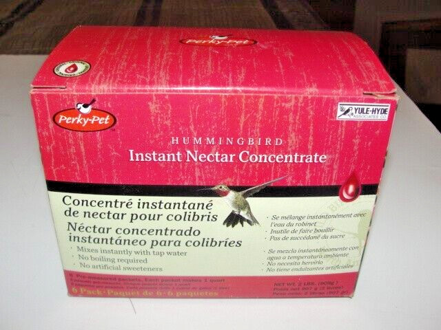 Perky-Pet Hummingbird Instant Nectar Concentrate, 6 Packets