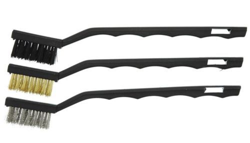 Steel Brass & Nylon Wire Brush Set