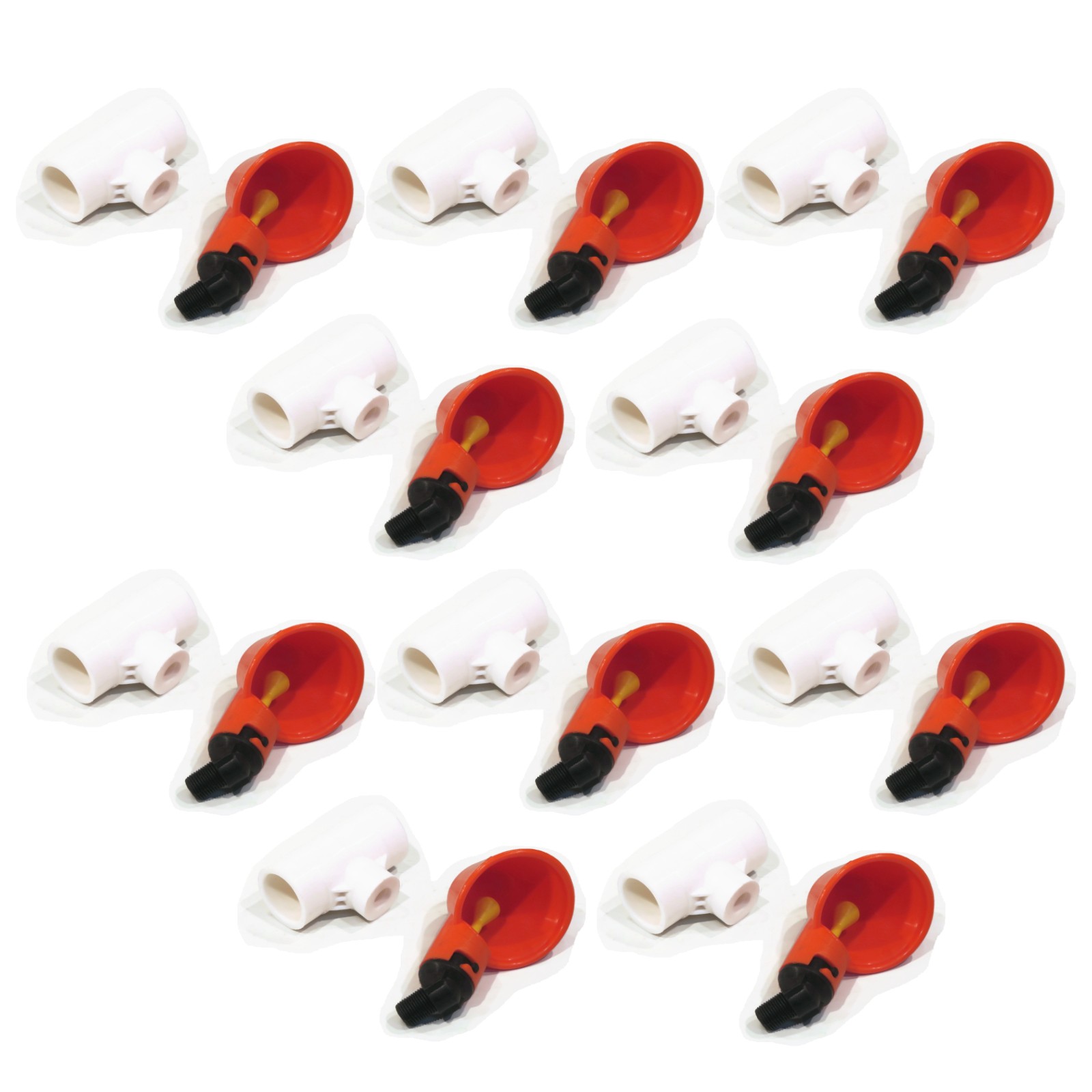 Poultry Water Drinking Cup & PVC Fitting Chicken Hen Automat...