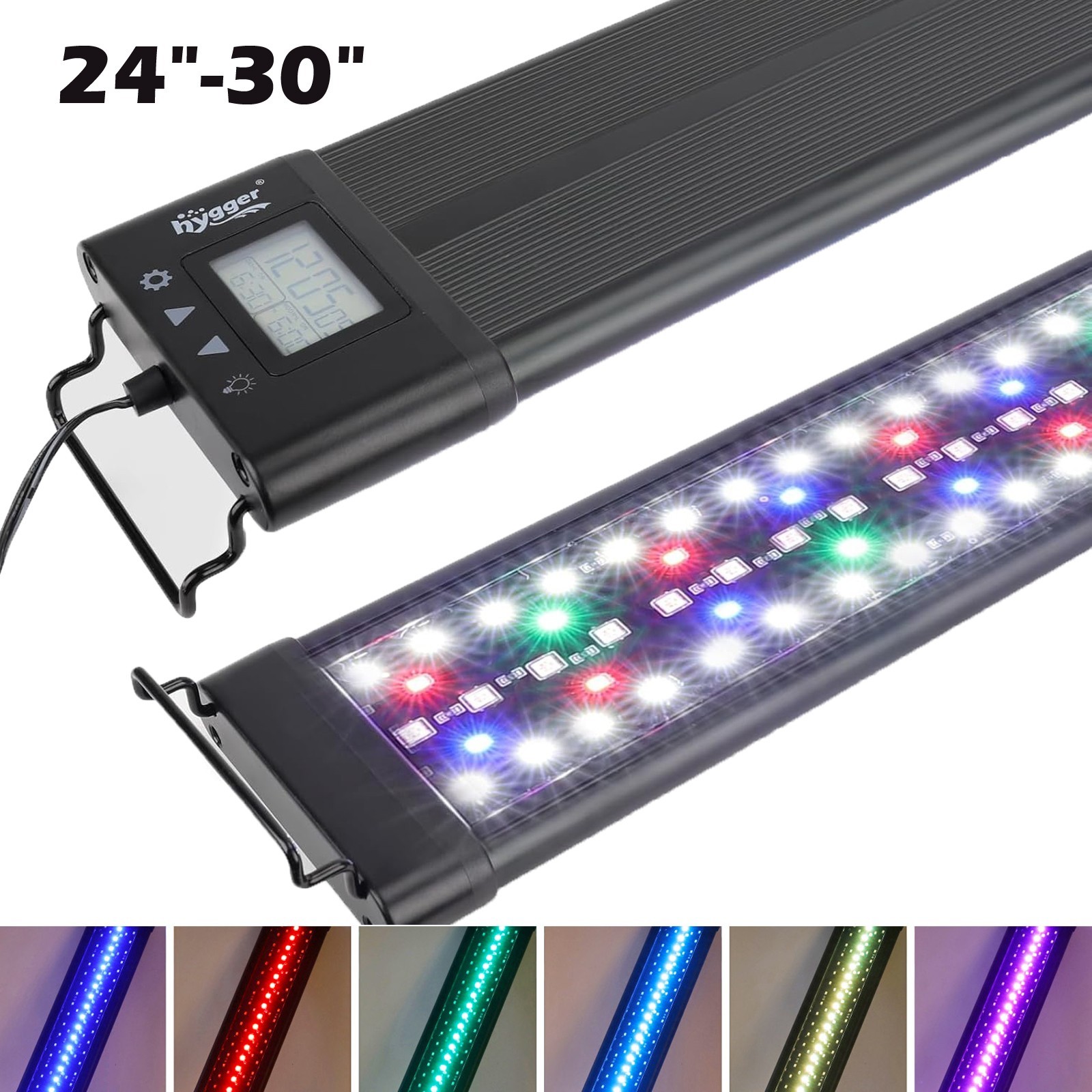 Hygger Multi-Color Full Spectrum LED Aquarium Light (18" - 4...