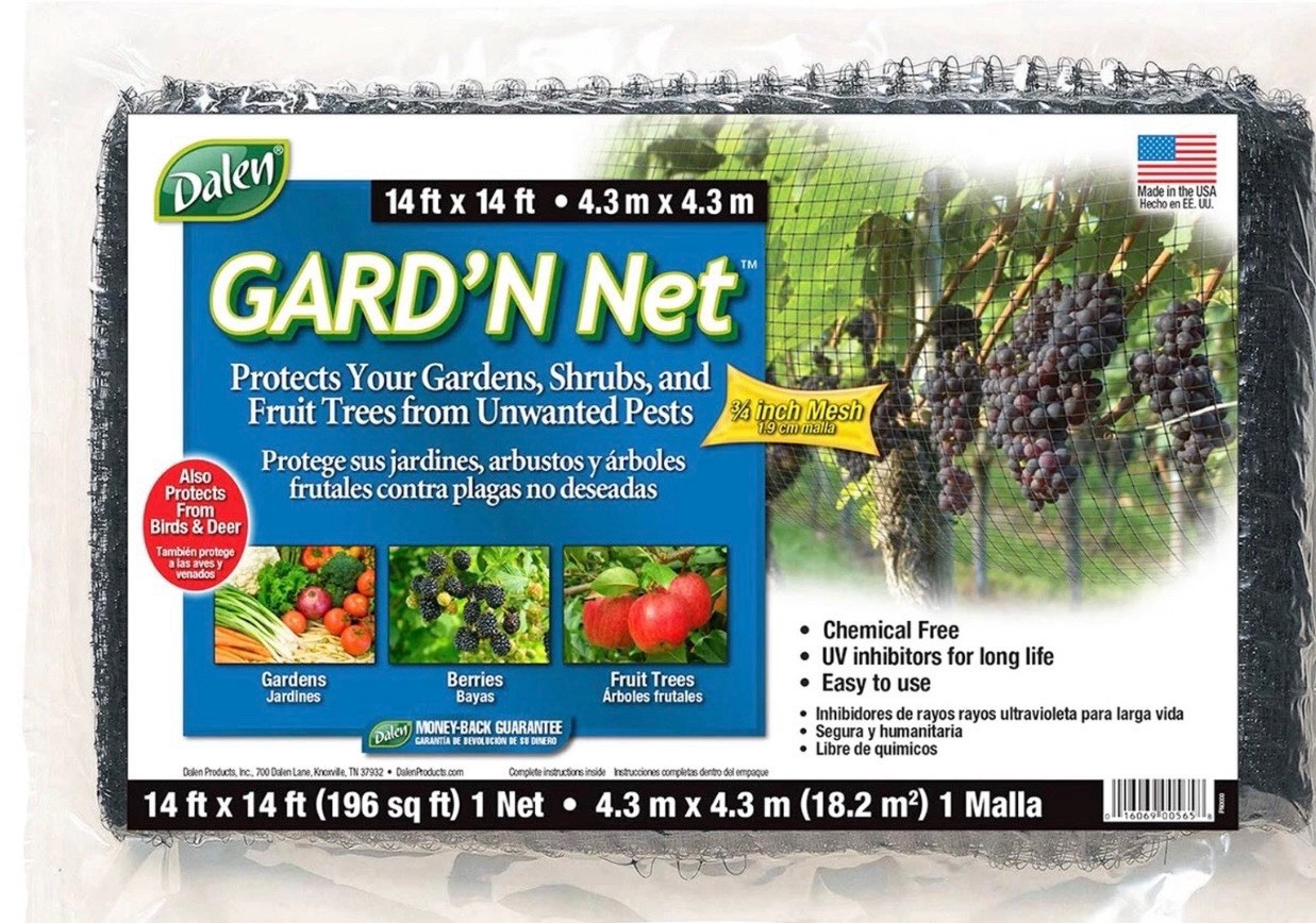 Dalen Gard'n Net - 14ft x 14ft Mesh Netting for Gardens & Sh...