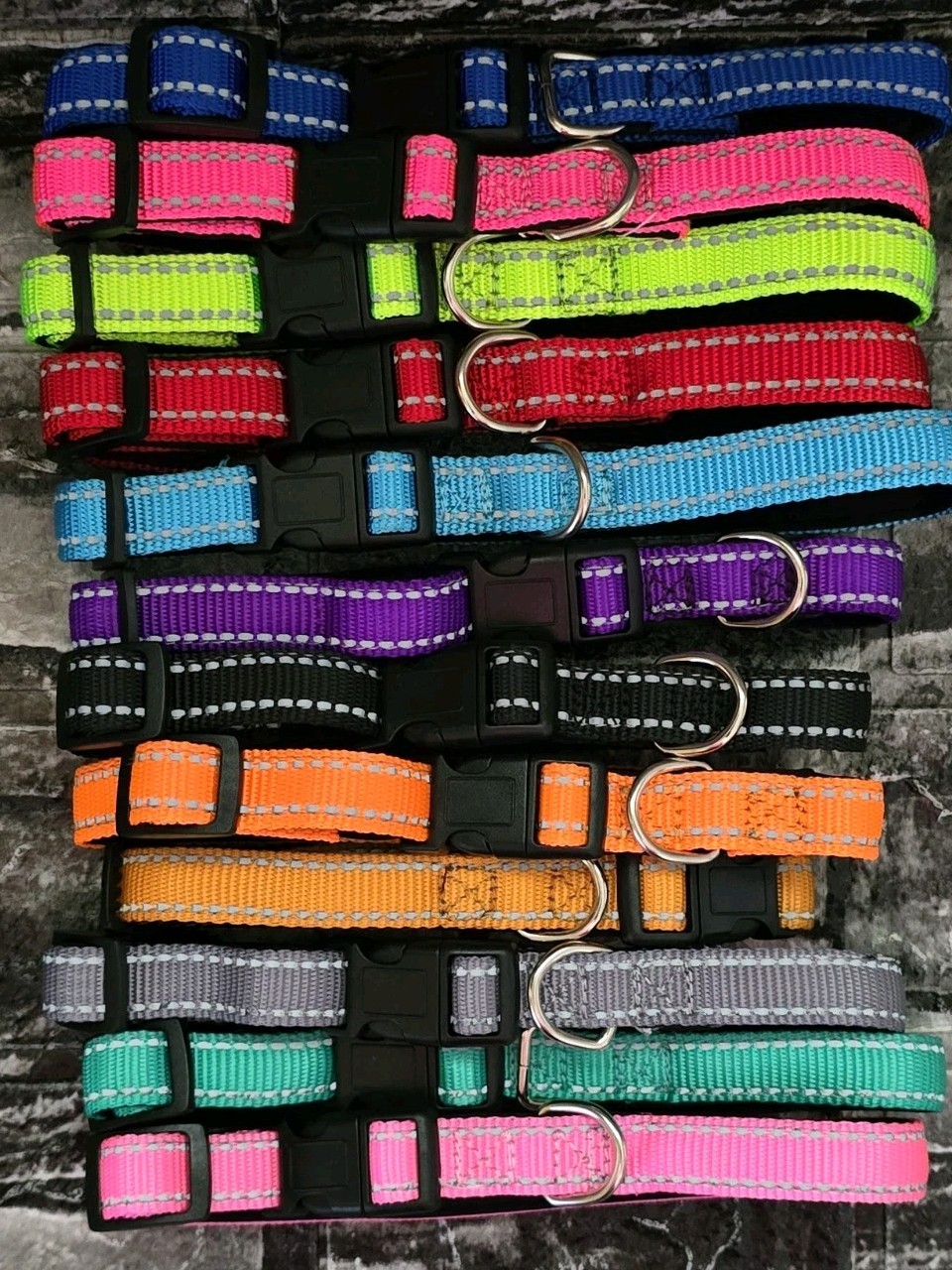 Dog Puppy Cat Collars - 12 Colors - Whelping ID - Small Bree...