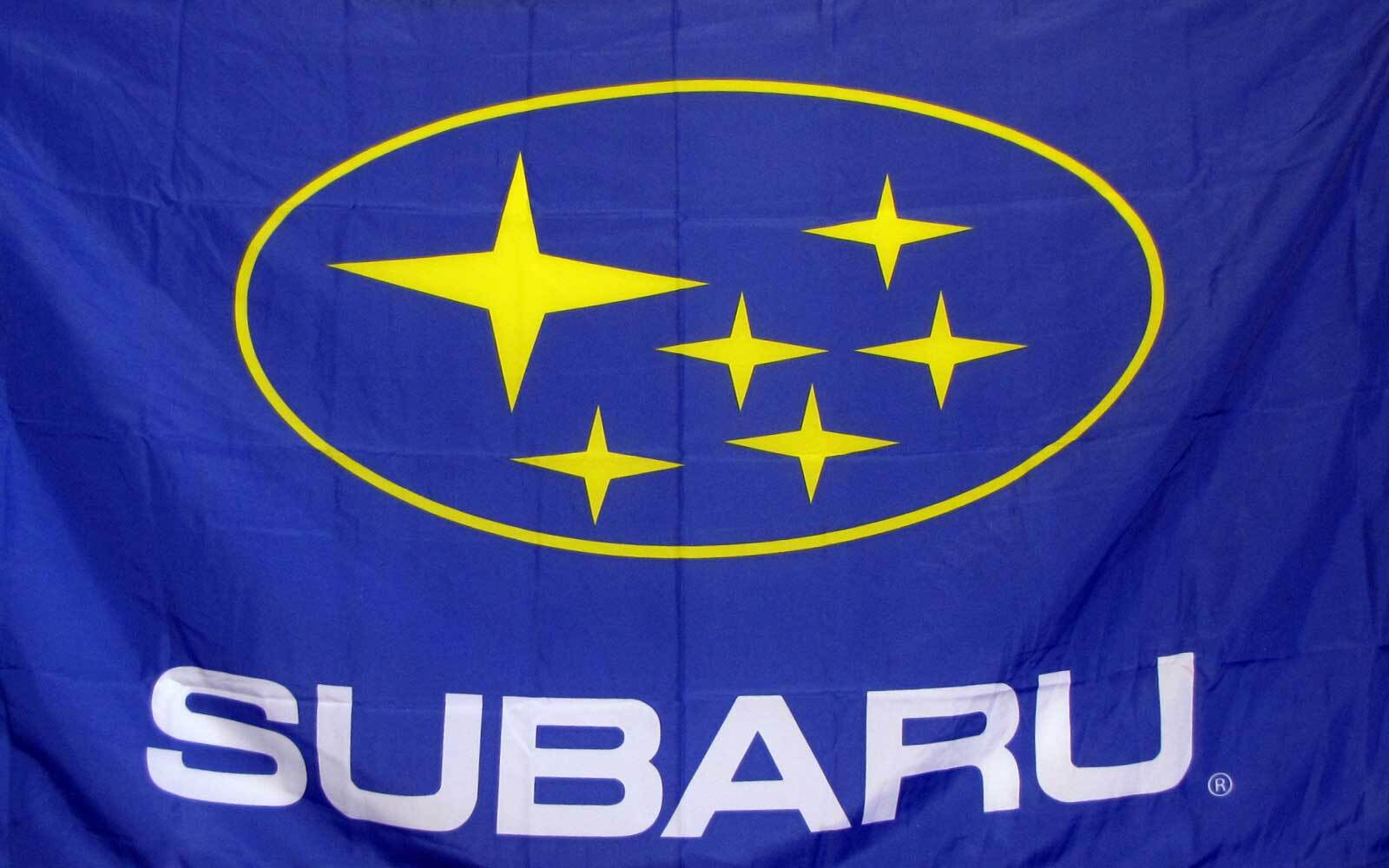 Subaru Blue/Yellow 3x5 Poly Flag