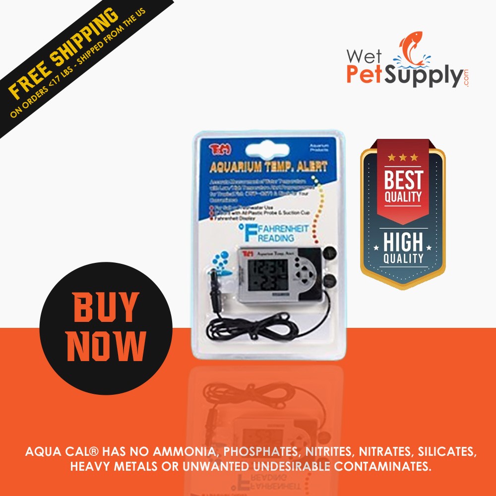 TOM Aquarium Digital Thermometer Temperature Alert