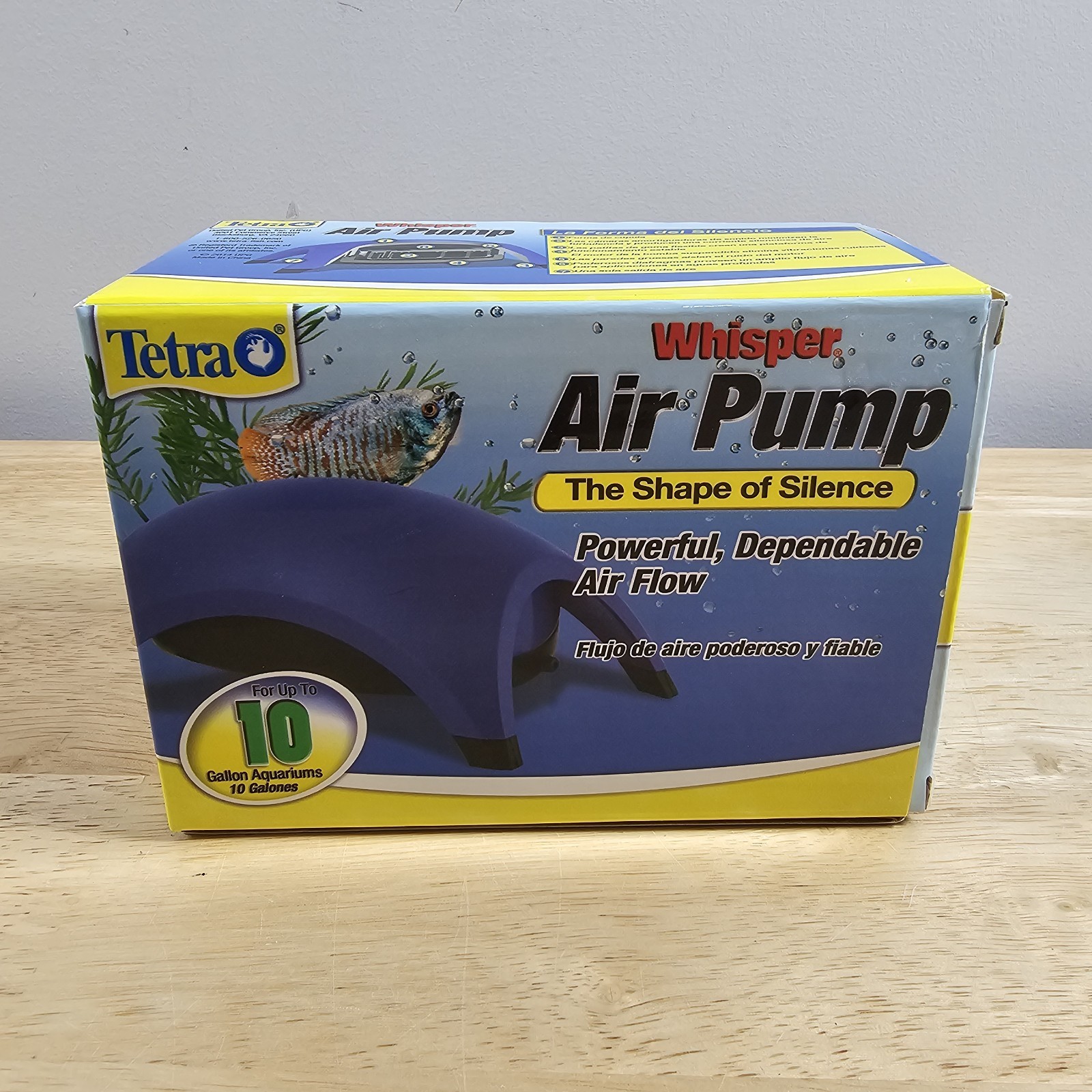 Tetra Whisper Air Pump - 10 Gallon Quiet Fish Tank Aerator