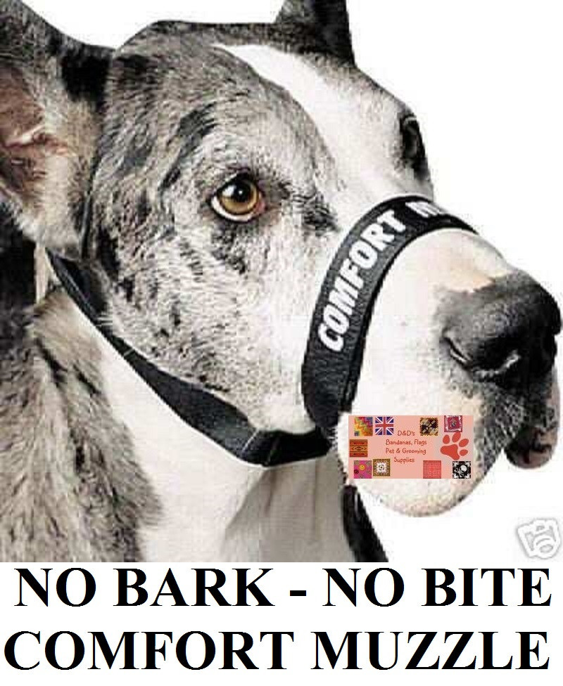 Dog Training Muzzle: No Bark No Bite Comfort Fit Adjustable