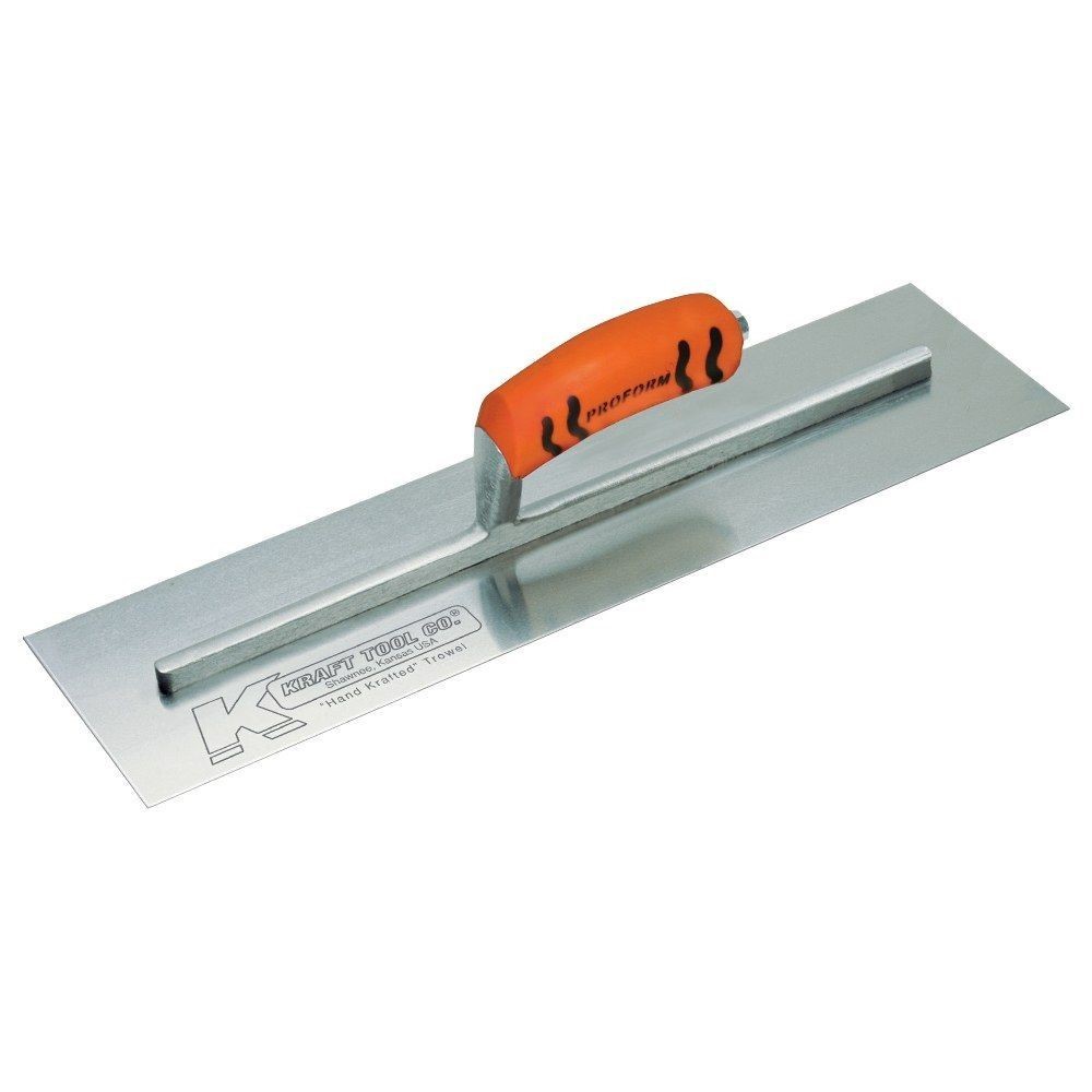 Kraft Tool Concrete Finishing Trowel 16" x 4"