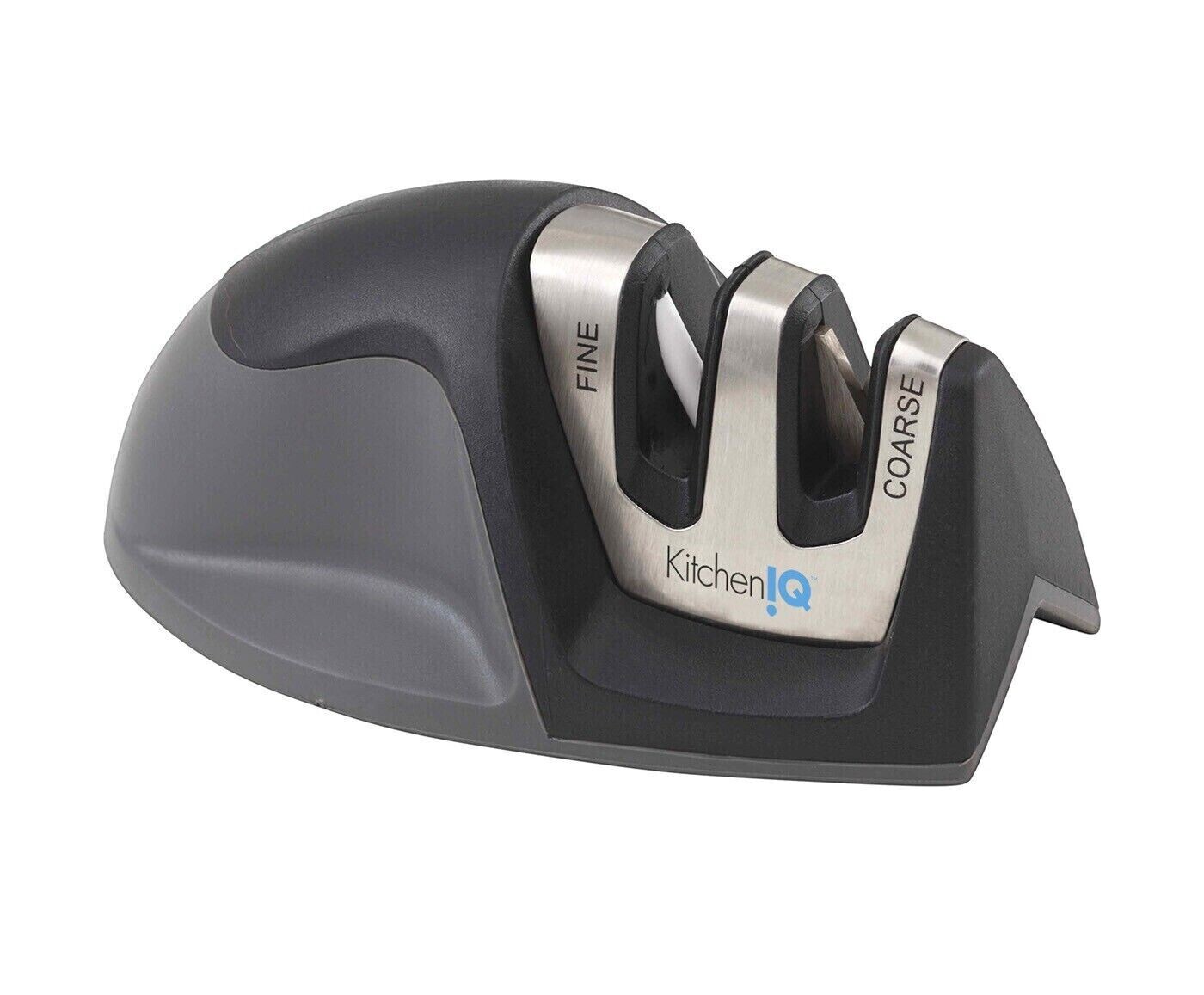 Kitchen IQ Edge Grip 2-Stage Knife Sharpener 50009