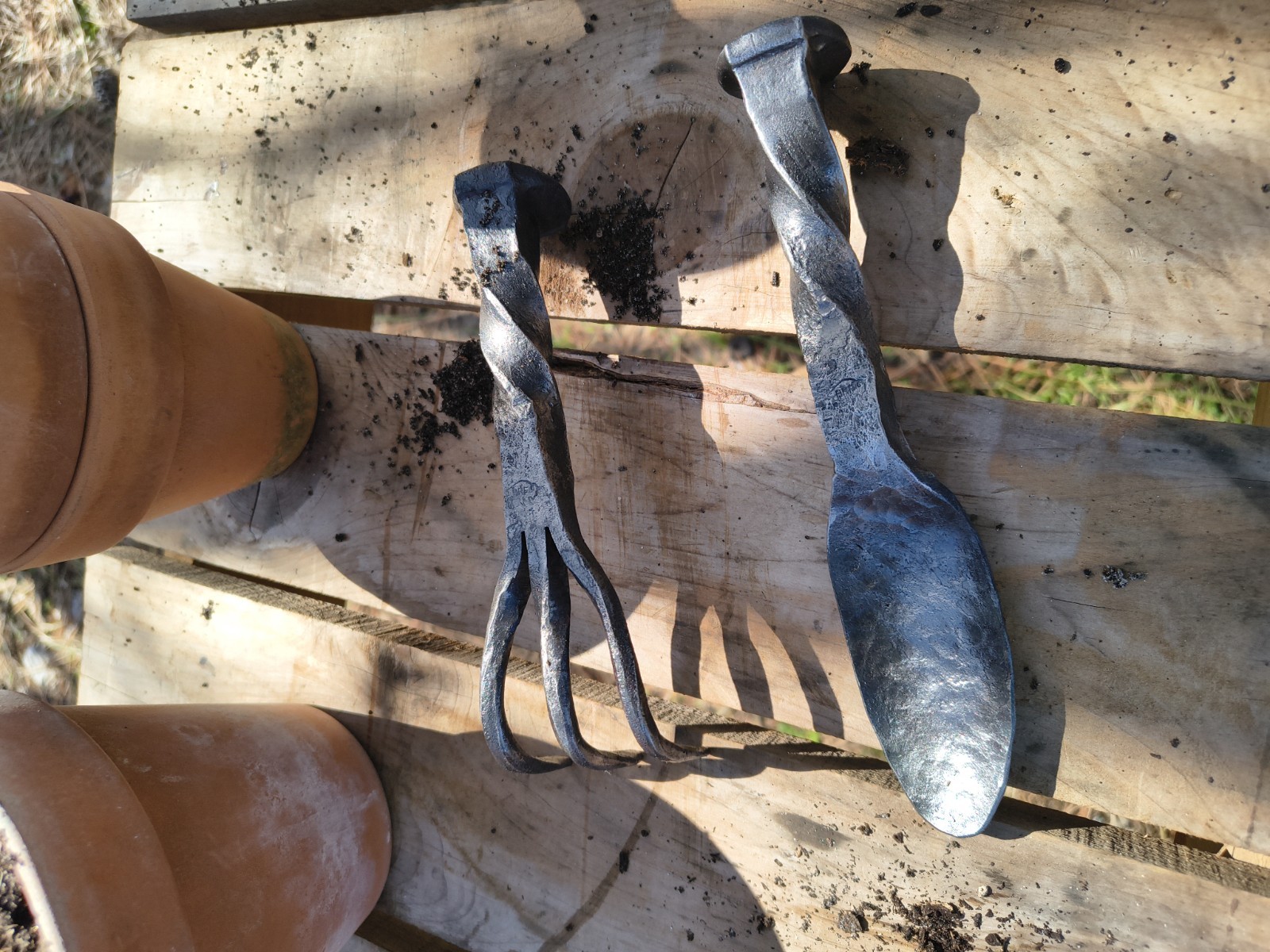 Hand Forged Railroad Spike Garden Tools, Hand Made in Americ...
