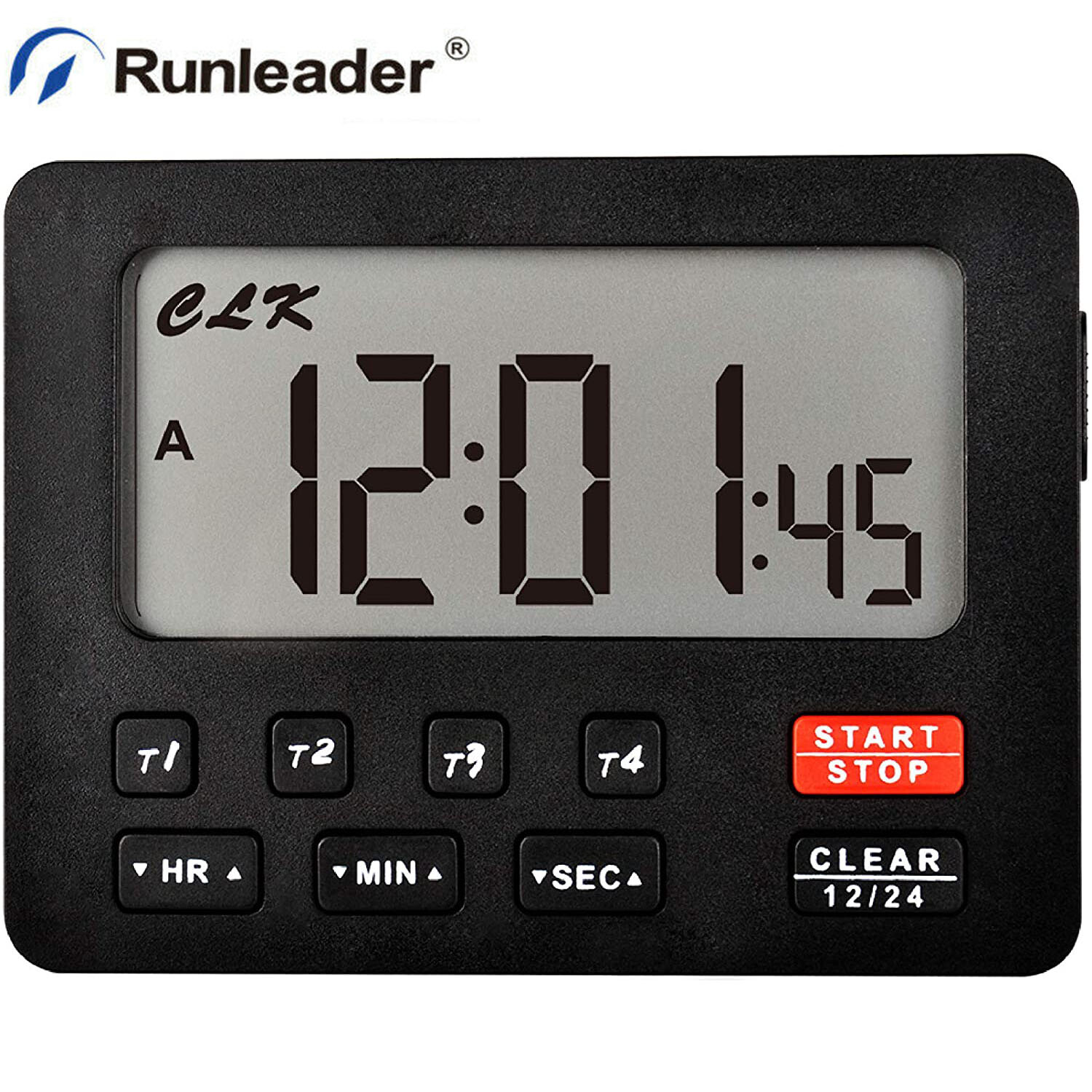 Runleader Digital Kitchen Timer With 4 Tracking Channels