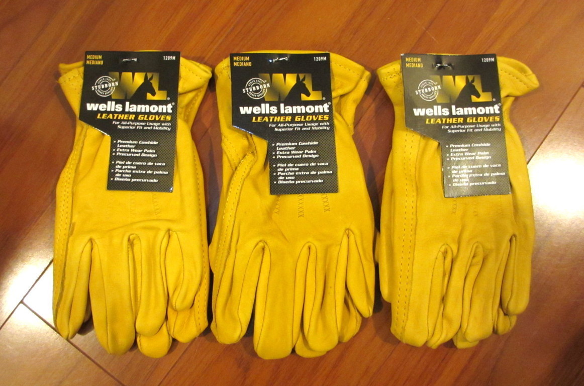 Wells Lamont Premium Cowhide Work Gloves - Heavy Duty Gloves...