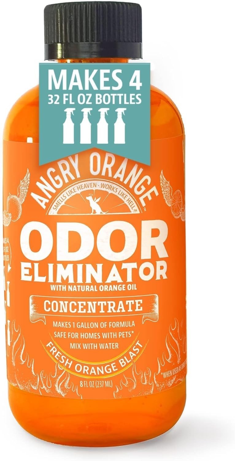 Angry Orange Citrus Odor Eliminator Concentrate - 8oz Concen...