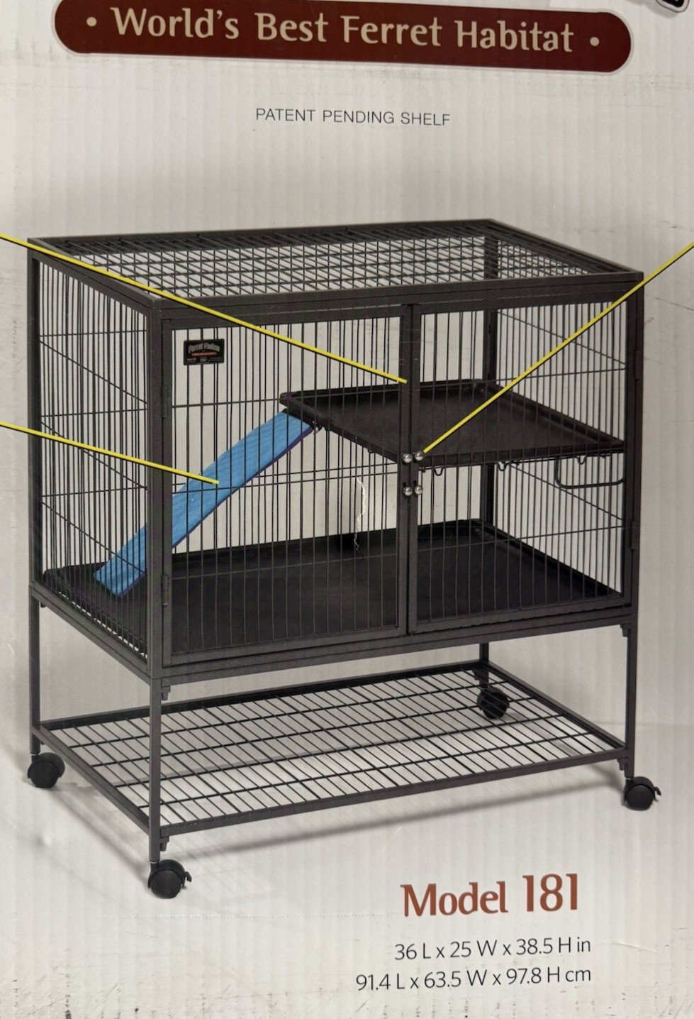 Midwest Homes Ferret Nation Small Animal Cage Model 181