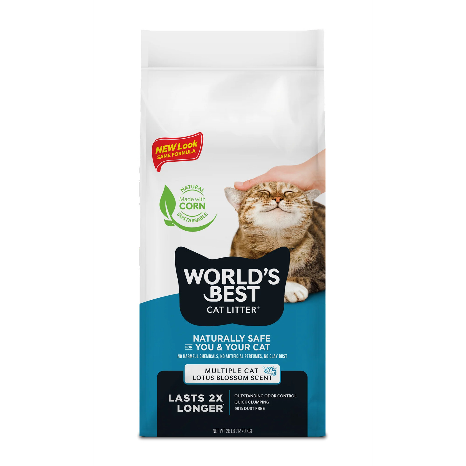 World's Best Cat Litter Multiple Cat Lotus Blossom Scented 2...