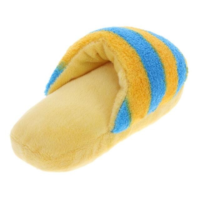 Slipper Dog Toy with Squeaker