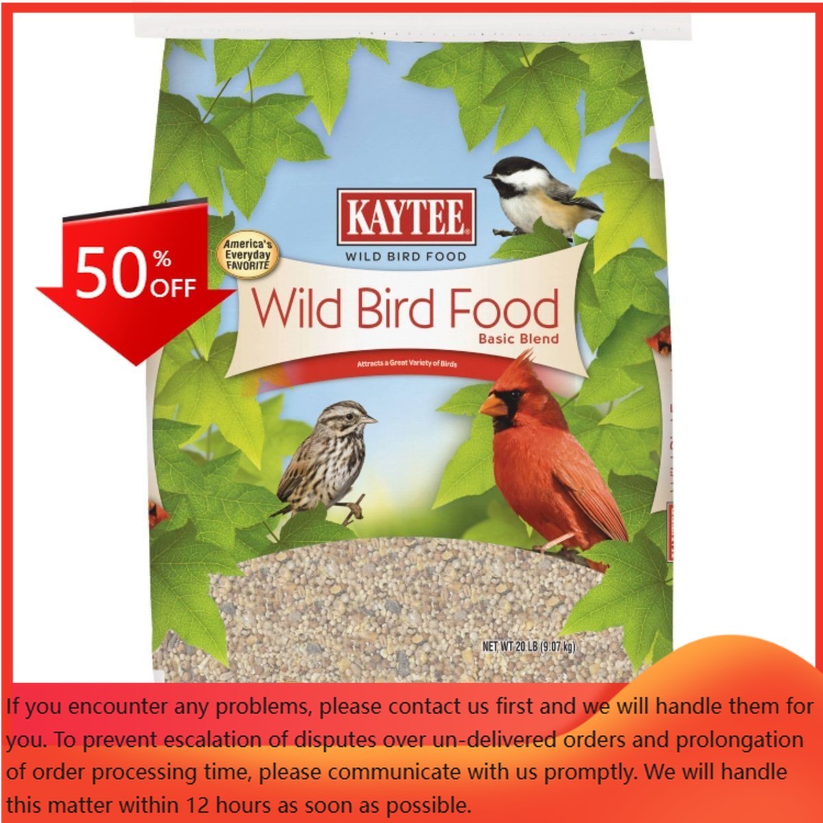 Kaytee Wild Bird Food 20lbs