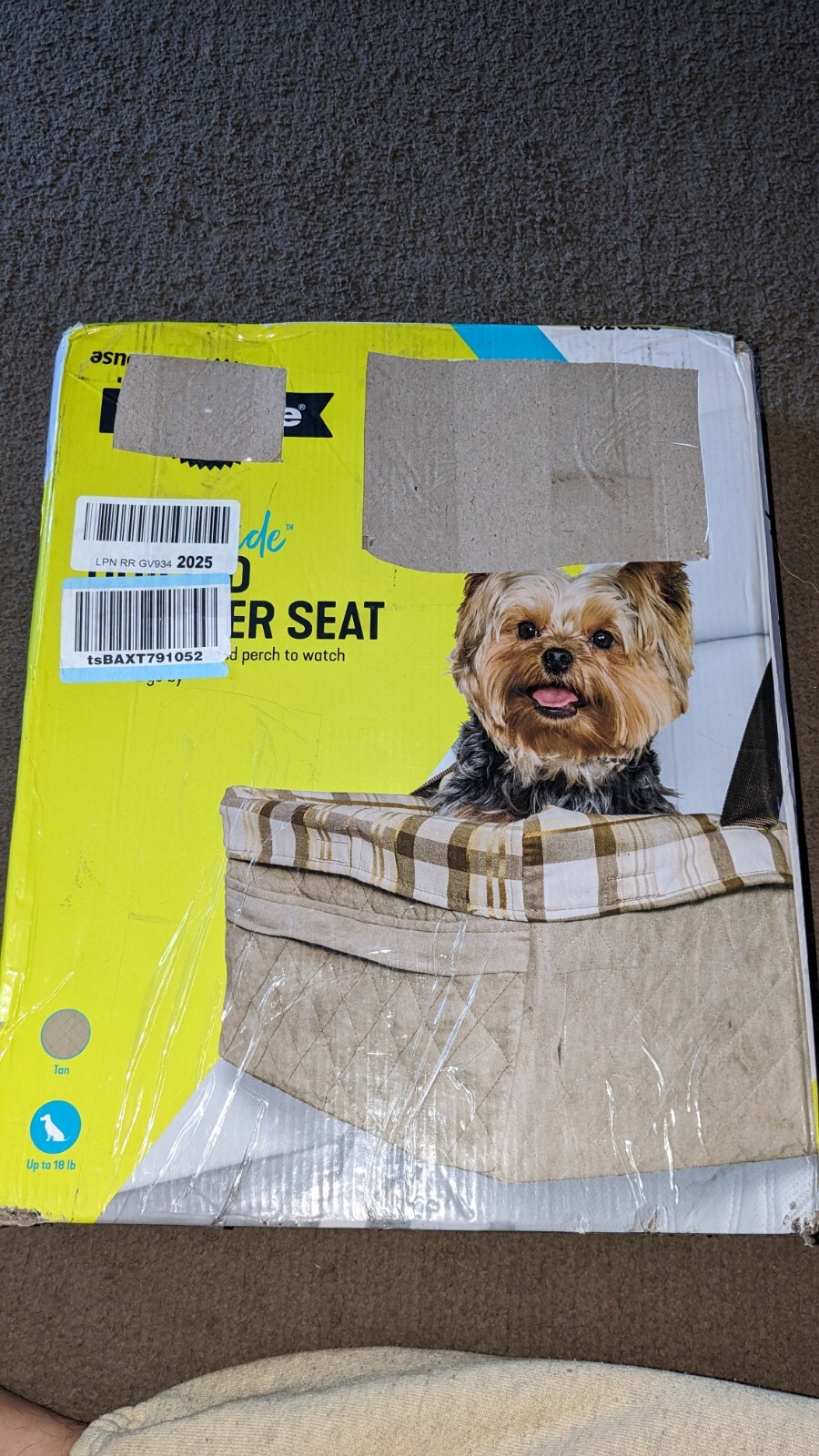 Petsafe Solvit 62346 Tagalong Large Quilted Pet Booster Seat...