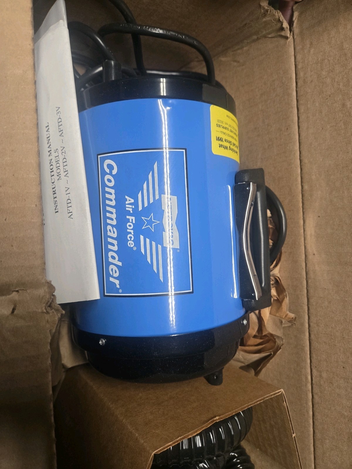 Metro Air Force Commander 2 Speed Pet Dryer - Blue