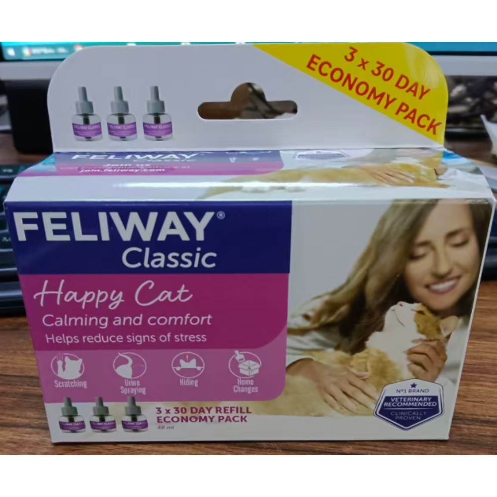 FELIWAY Classic Happy Cat Calming Pheromone Refill - 90 Days