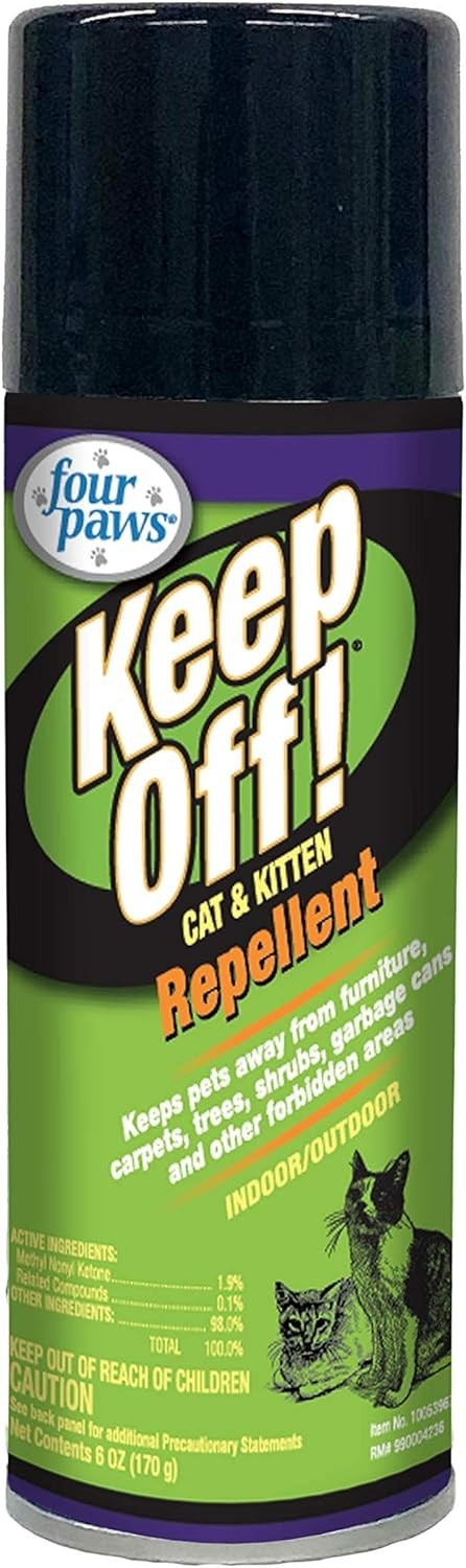 Keep Off! Cat Repellent Spray, Outdoor & Indoor, 6 oz