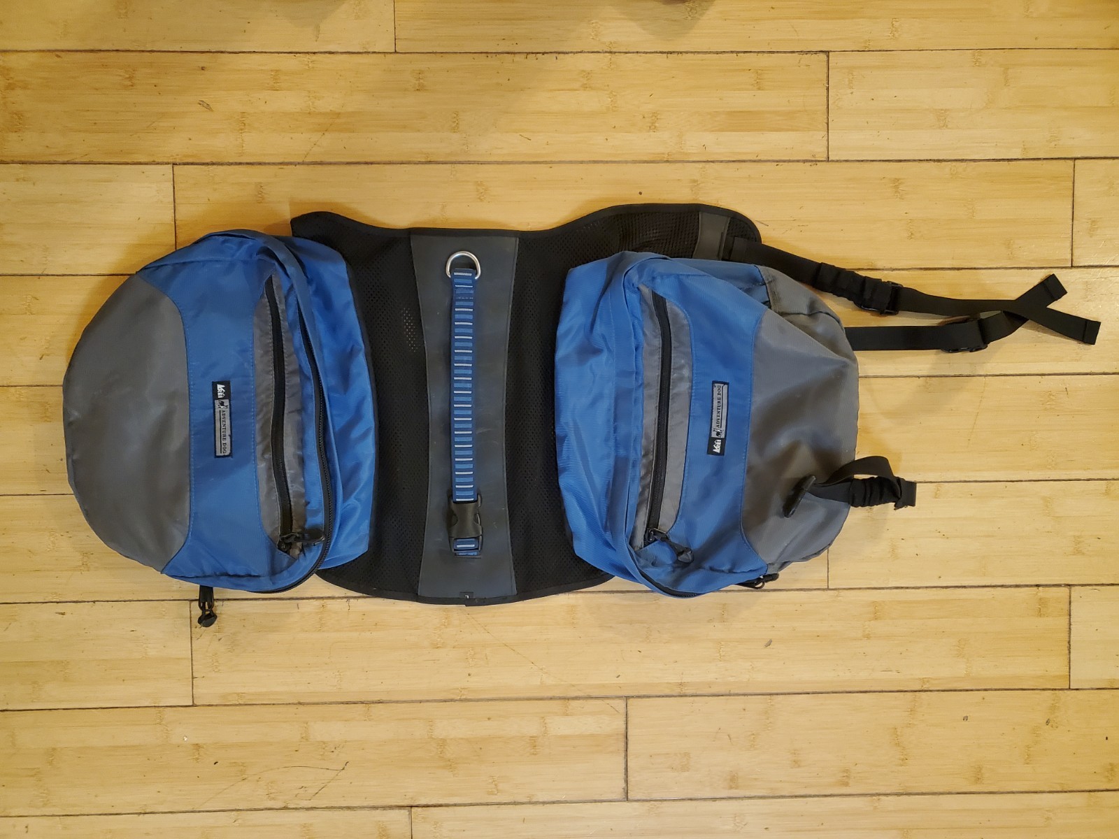 REI Adventure Dog Backpack Saddlebags Harness Pack - 14" x 3...