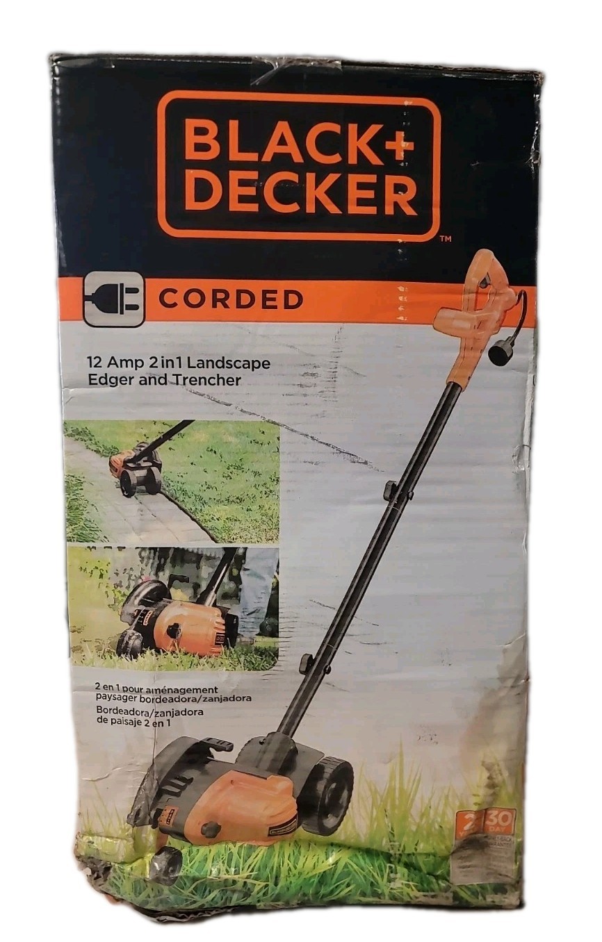 Black+Decker Lawn Edger & Trencher Tool, 7.5" Corded, 12 Amp