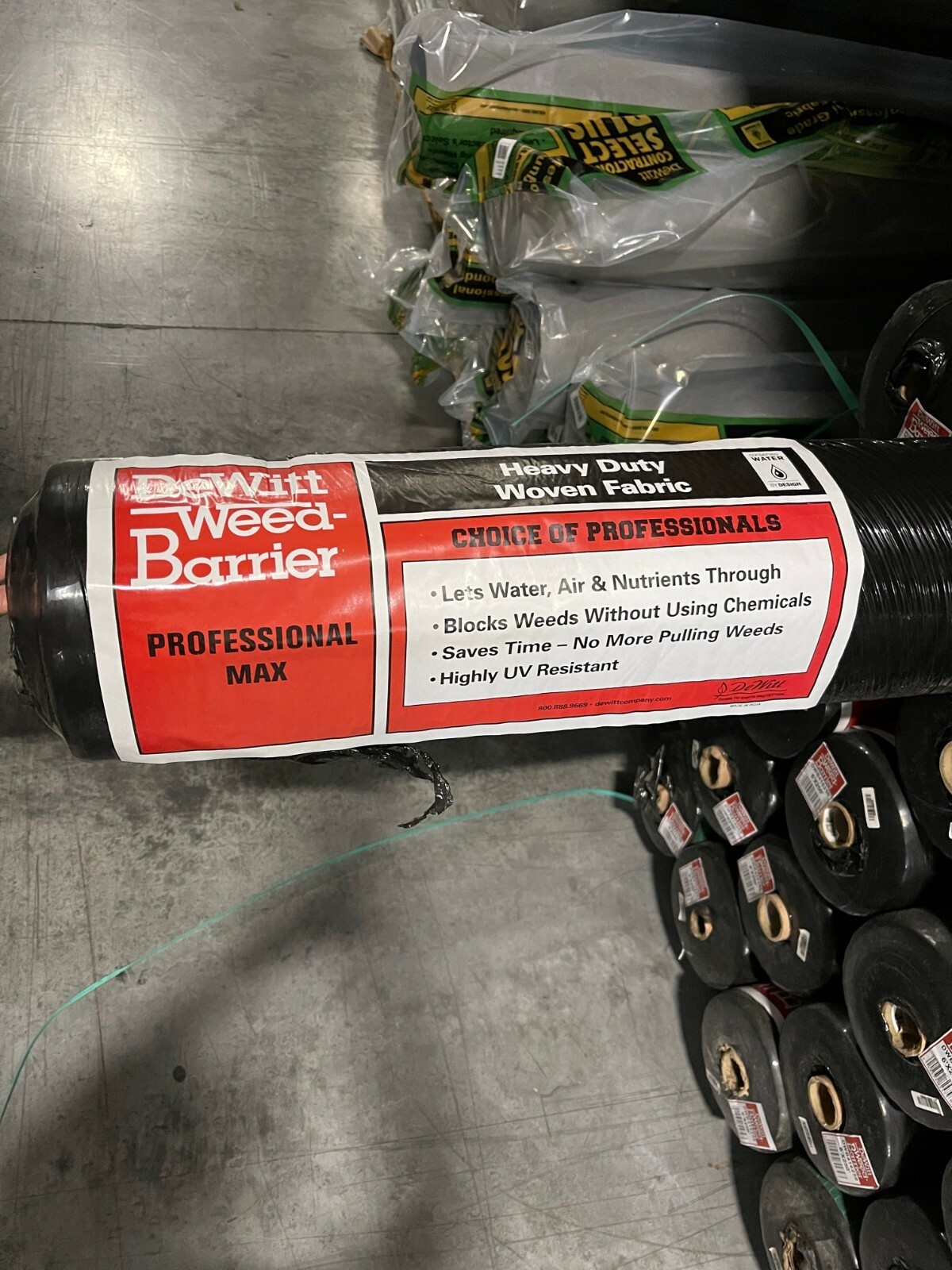 DeWitt Weed Barrier Heavy Duty Woven Fabric 6 FT x 250 FT