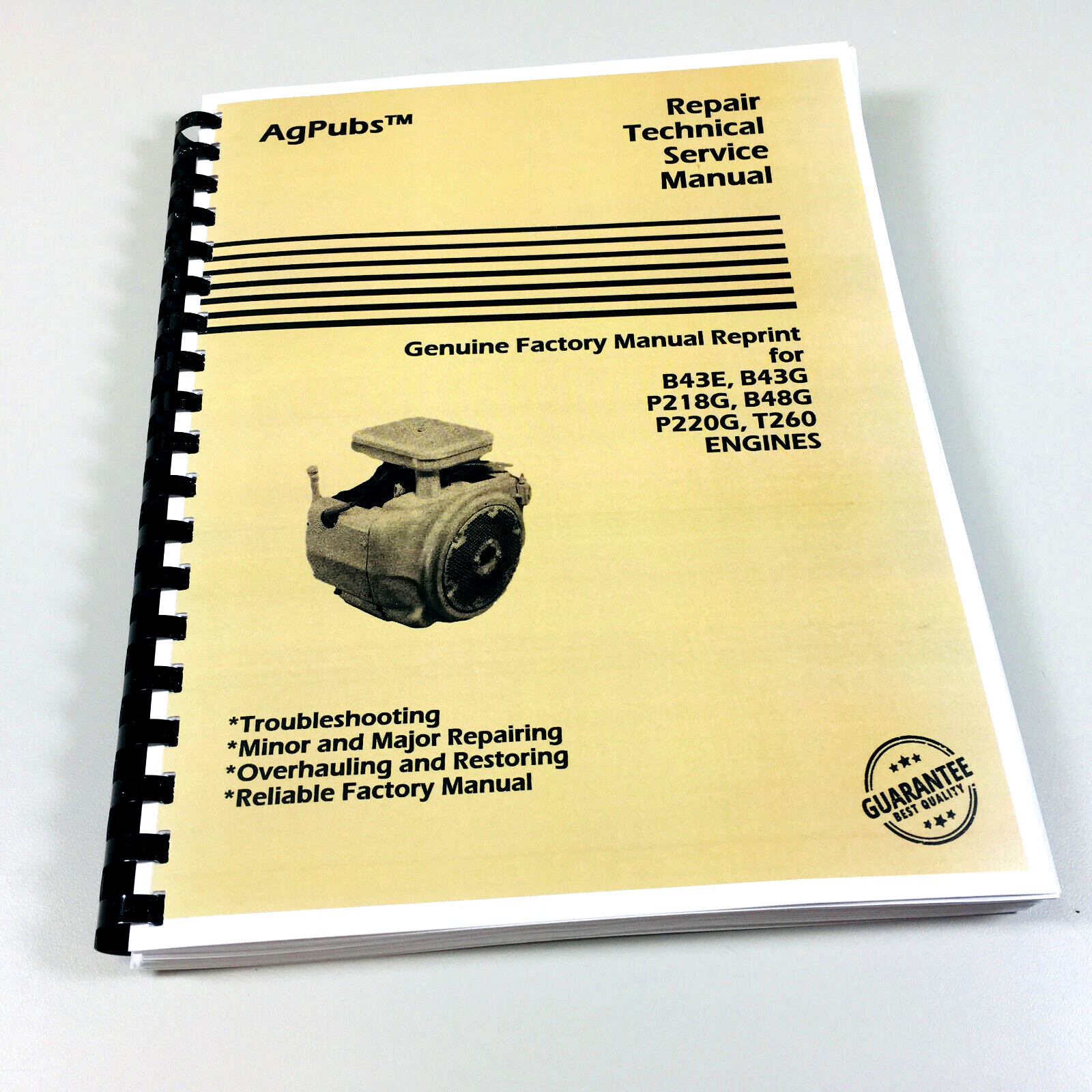 Onan John Deere Tractor Repair Manual (316/318/420 Models)
