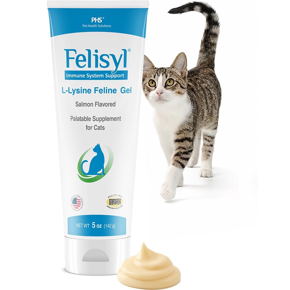 Felisyl L-Lysine Gel for Cats & Kittens Immune & Respiratory...