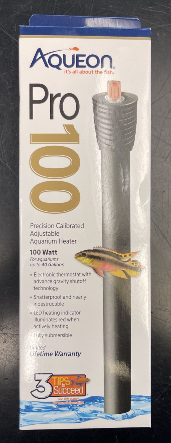 Aqueon Pro 100 Watt Submersible Aquarium Heater - 30 Gallon...