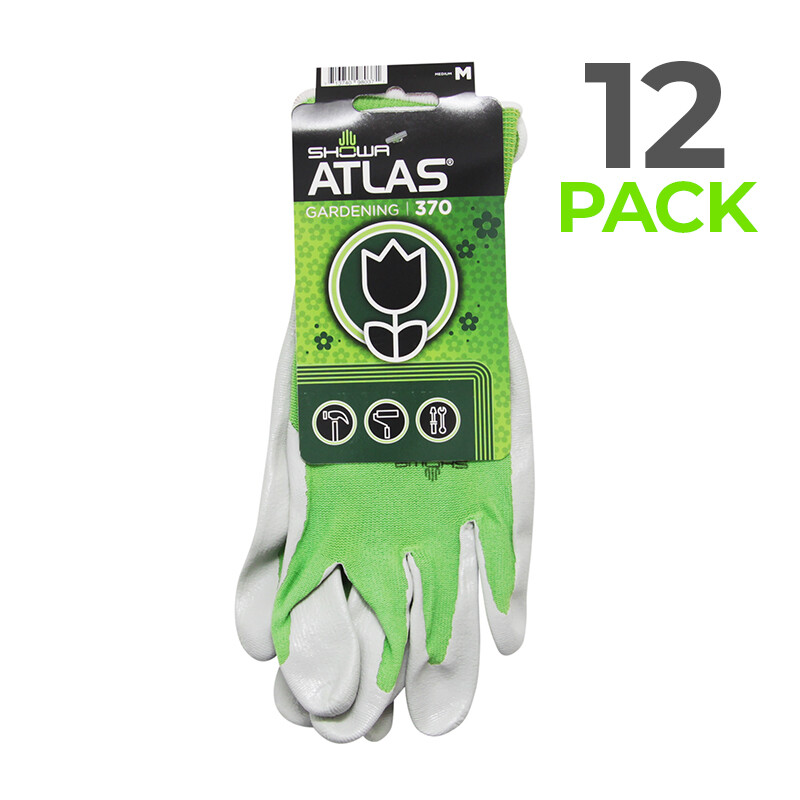 Atlas Showa 370 Nitrile Gloves - Garden Work Paint Landscapi...