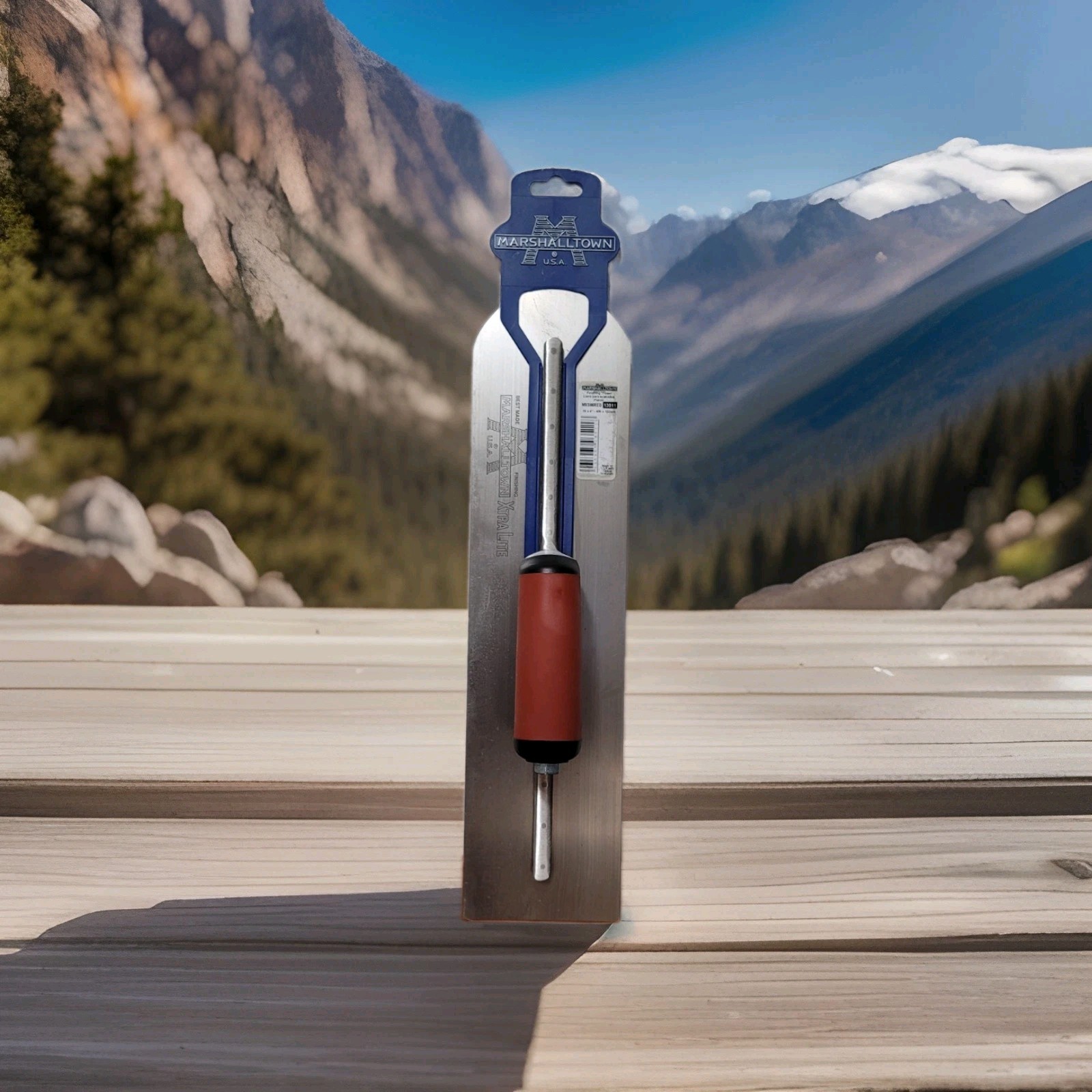 Marshalltown Mxs66Red Finishing Trowel, 16" X 4" Blade, Spri...