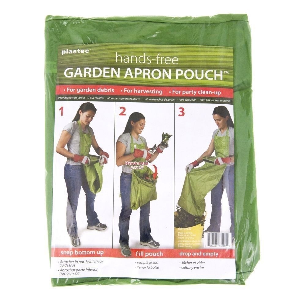 Plastec GA101GN Hands-Free Garden Harvesting Bag