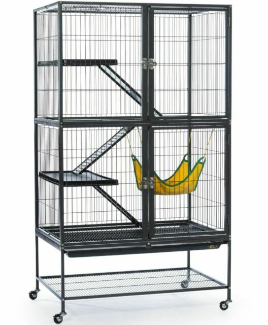 Prevue Hendryx Feisty Ferret Cage - Large Black