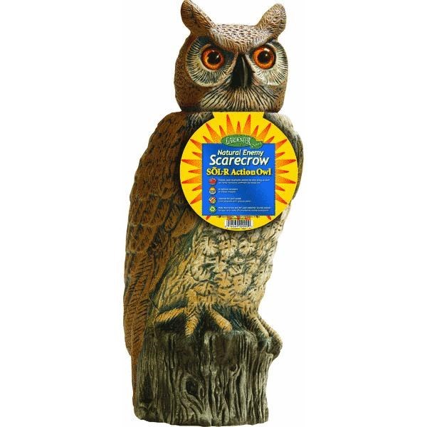 Dalen Garden Defense Solar Owl Decoy Pest Control