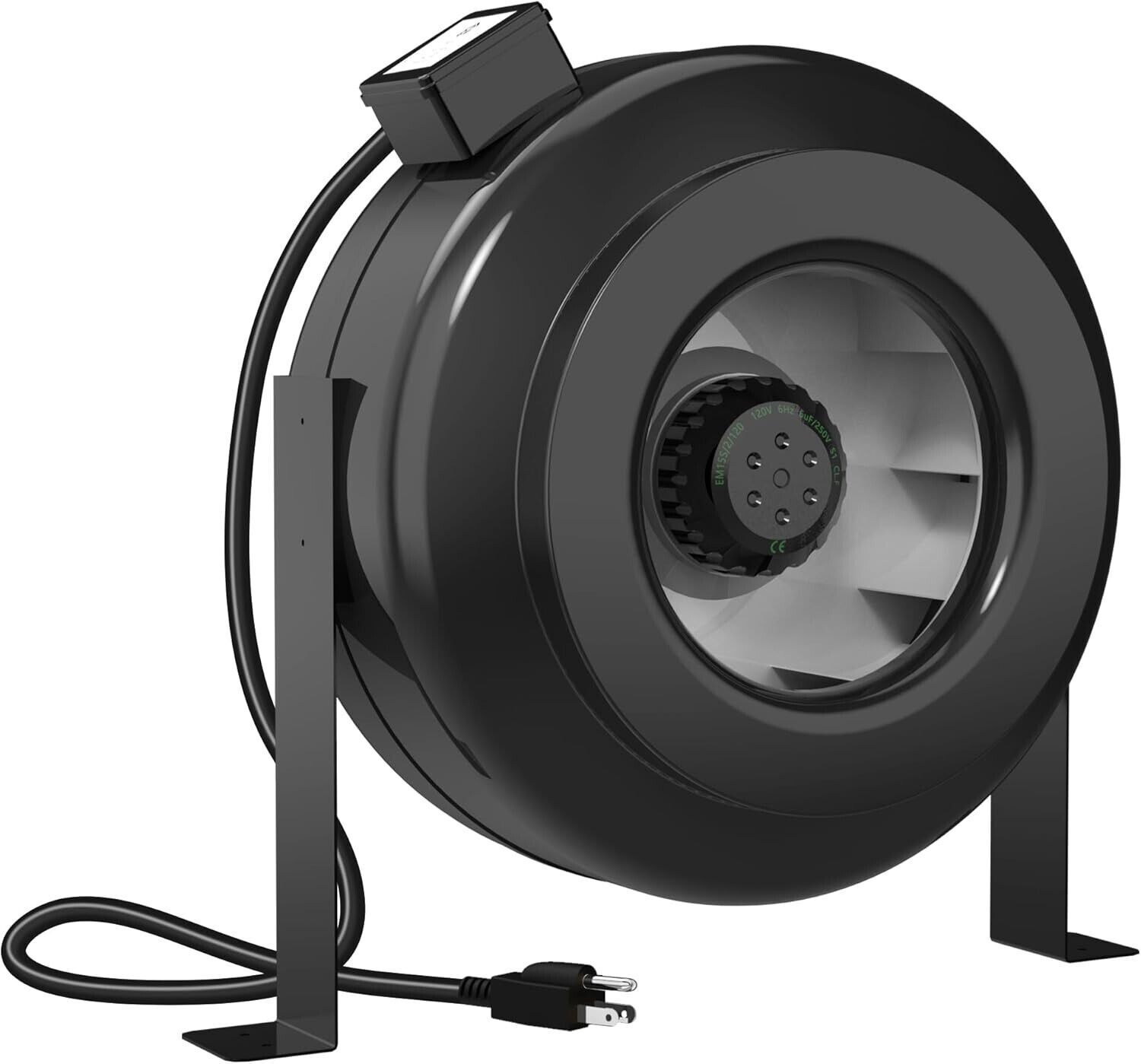 Grow Tent Inline Duct Fan - 4"x6"x8"x10"x12" Inch, 2500 RPM