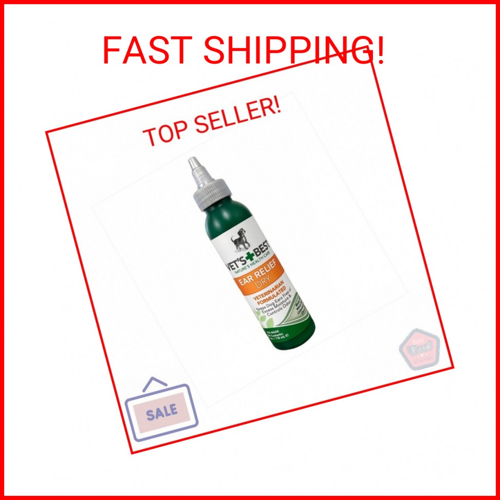 Vet's Dry Ear Relief for Dogs - 4 oz Bottle