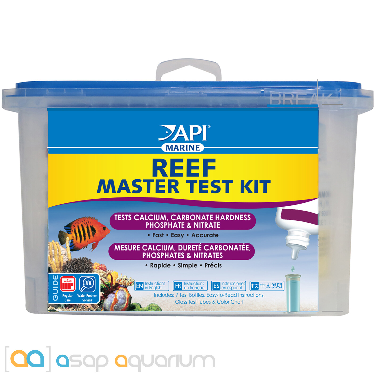 Reef Master Test Kit - Calcium, KH, Phosphate, Nitrate Analy...